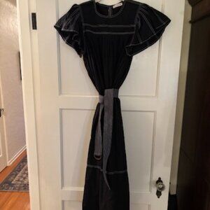 Ulla Johnson Black Kady Dress size 6